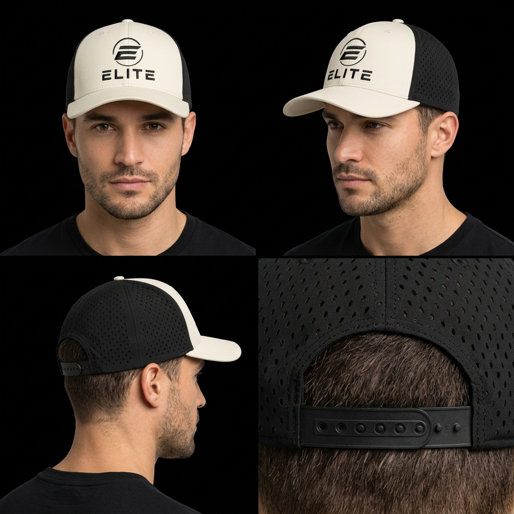 Hat - Mesh - Tan