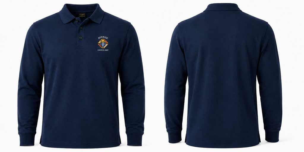 Knights of Columbus Long Sleeve Polo